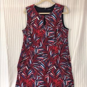 Lands End tank dress with back zipper